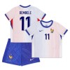 Maglia ufficiale Francia Dembele 11 Trasferta Euro 2024 per Bambino